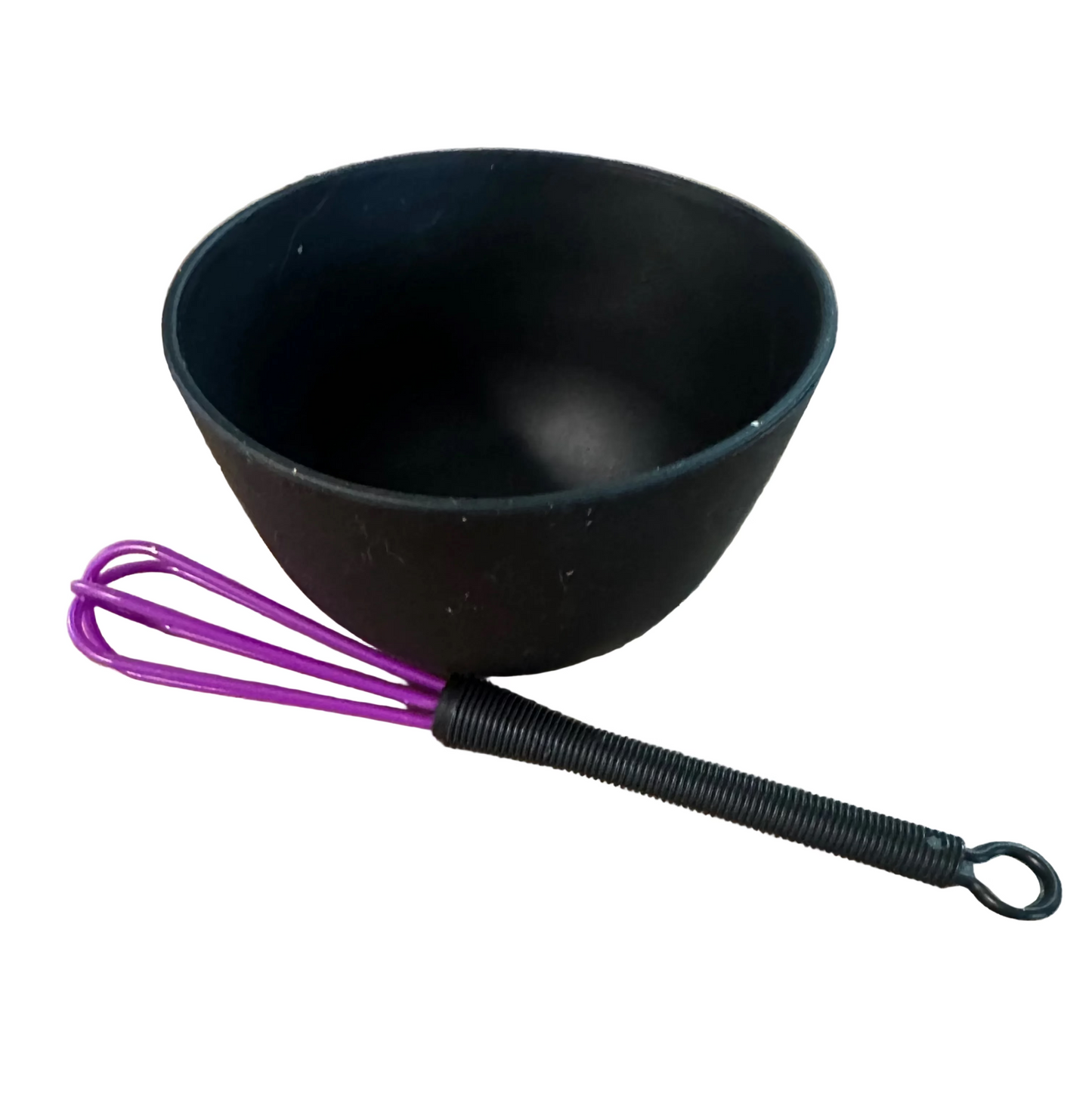 Silicon mixing bowl and whisk